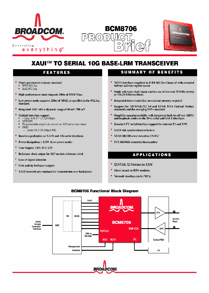 BCM8706_6966203.PDF Datasheet