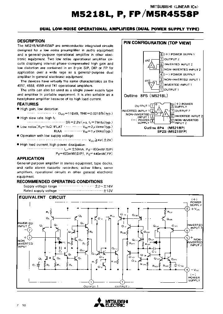 M5218FP_6967635.PDF Datasheet