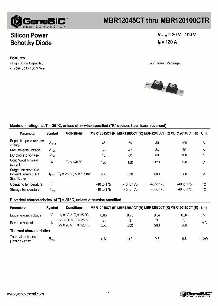 MBR12045CT_6967910.PDF Datasheet