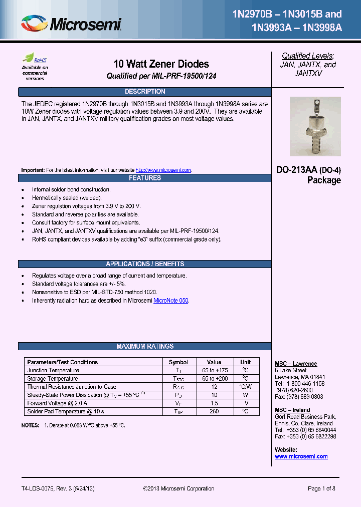 JAN1N3997AAE3_6968380.PDF Datasheet