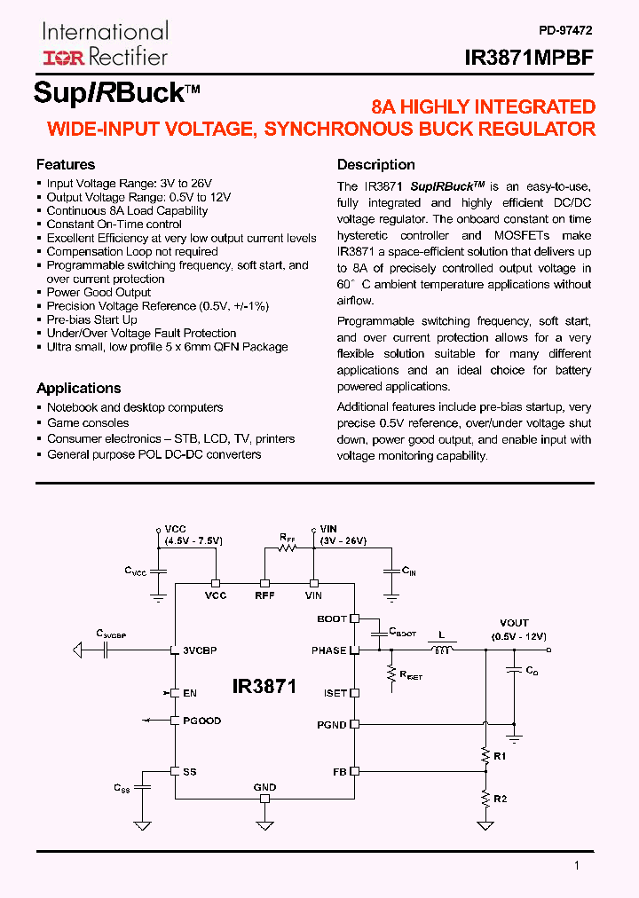 IR3871MPBF_6968671.PDF Datasheet