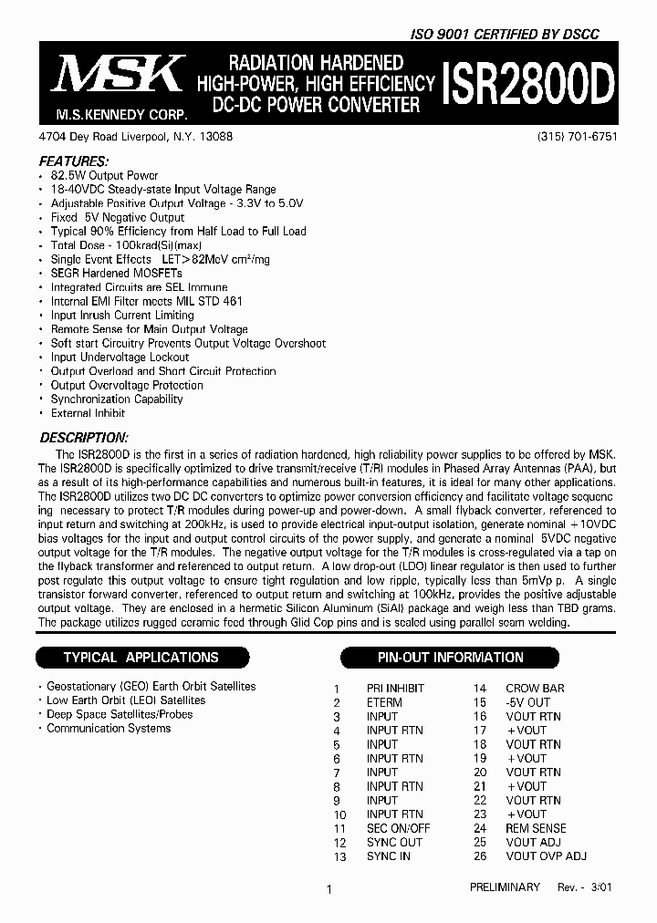 ISR2800DESRH_6968868.PDF Datasheet