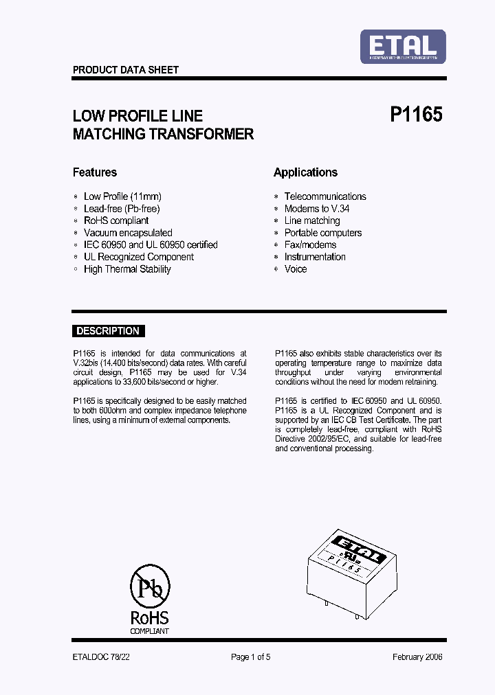 P1165_6970740.PDF Datasheet