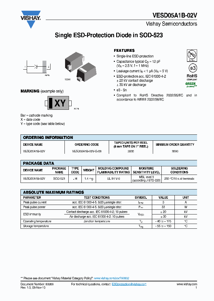 VESD05A1B-02V-GS08_6971087.PDF Datasheet