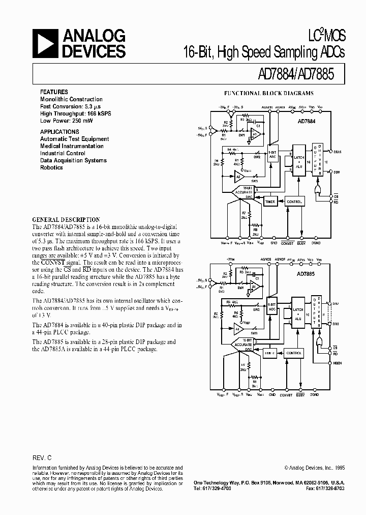 AD7884APZ-REEL_6971020.PDF Datasheet