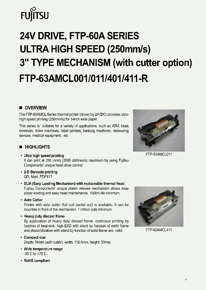 FTP-63AMCL001_6972216.PDF Datasheet