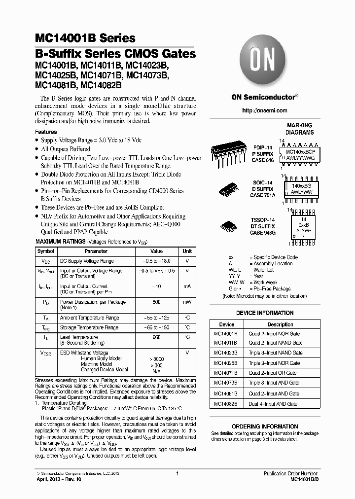 MC14011BDG_6972722.PDF Datasheet