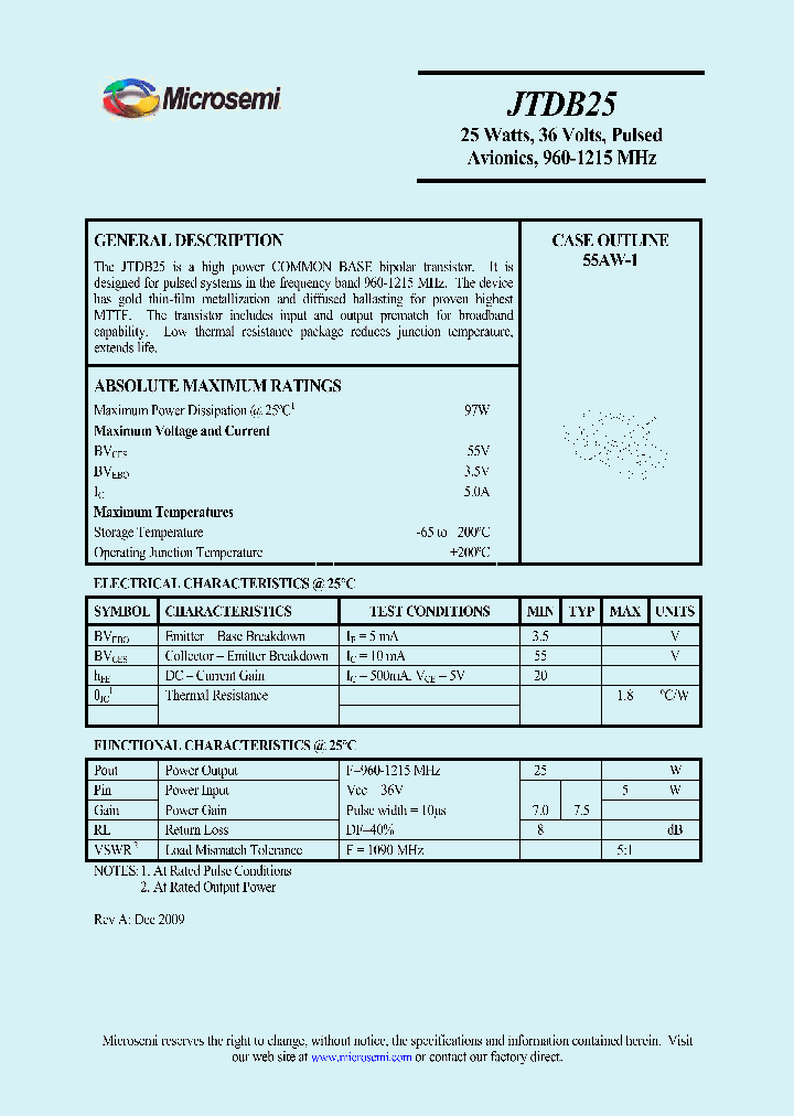 JTDB25_6974160.PDF Datasheet