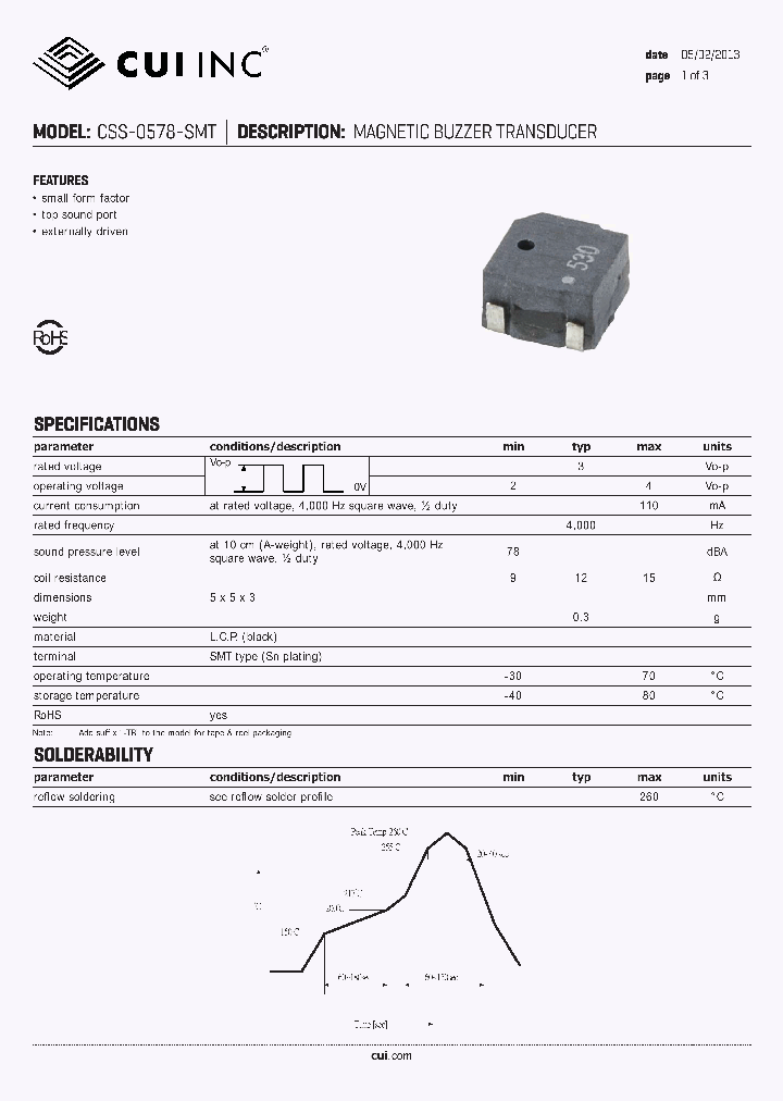 CSS-0578-SMT_6974102.PDF Datasheet
