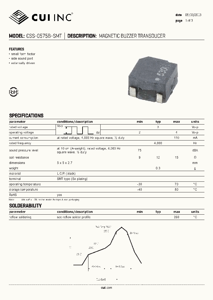 CSS-0575B-SMT_6974101.PDF Datasheet