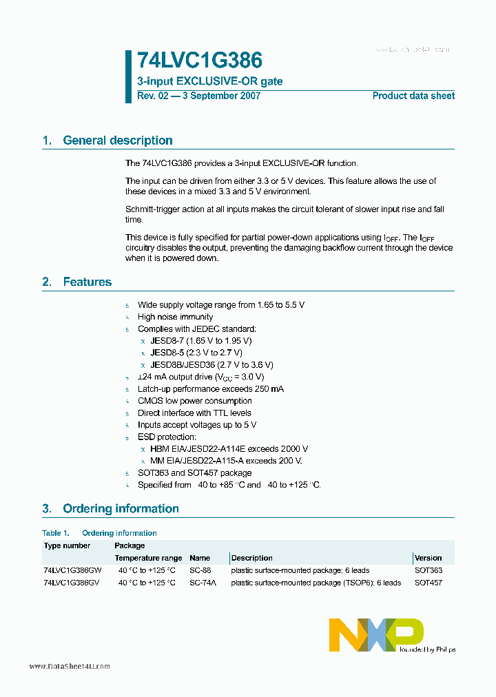 74LVC1G386_6973459.PDF Datasheet