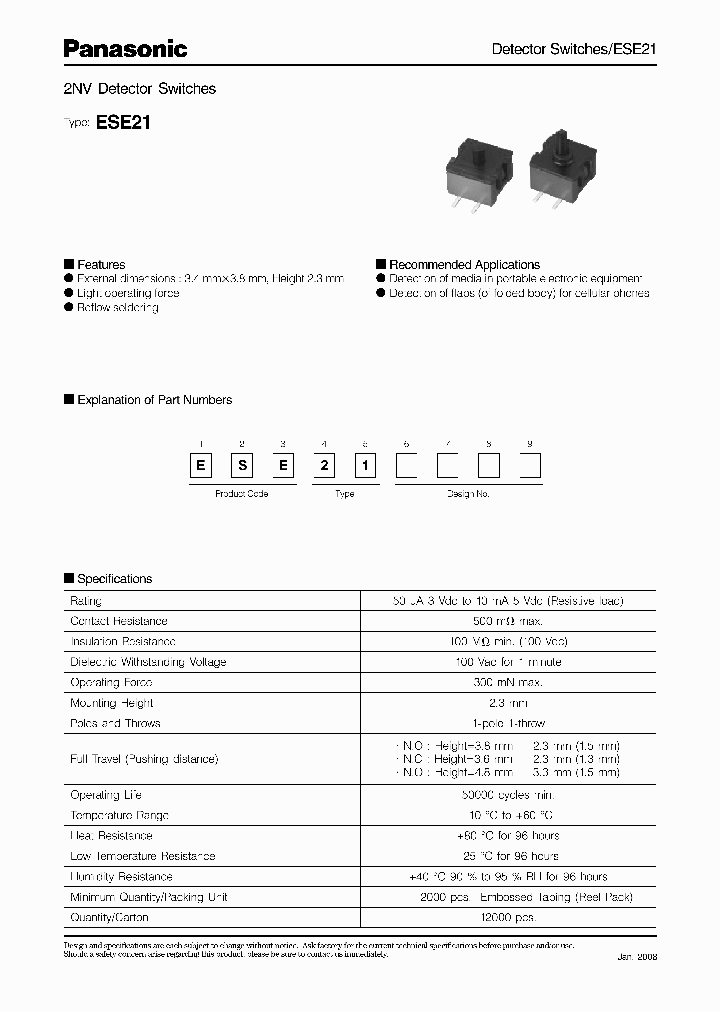 PANASONICCORP-ESE2131BT_6973670.PDF Datasheet