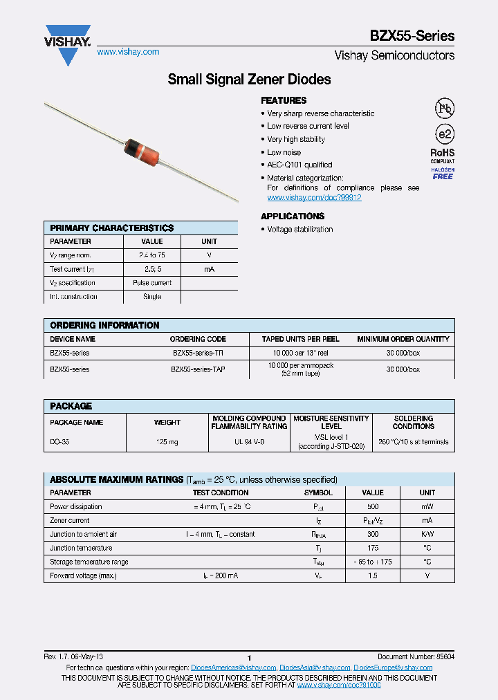 BZX55B43-TAP_6974411.PDF Datasheet