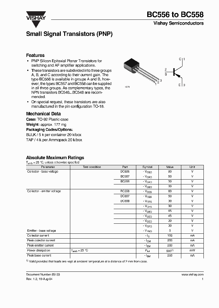 BC556_6974469.PDF Datasheet
