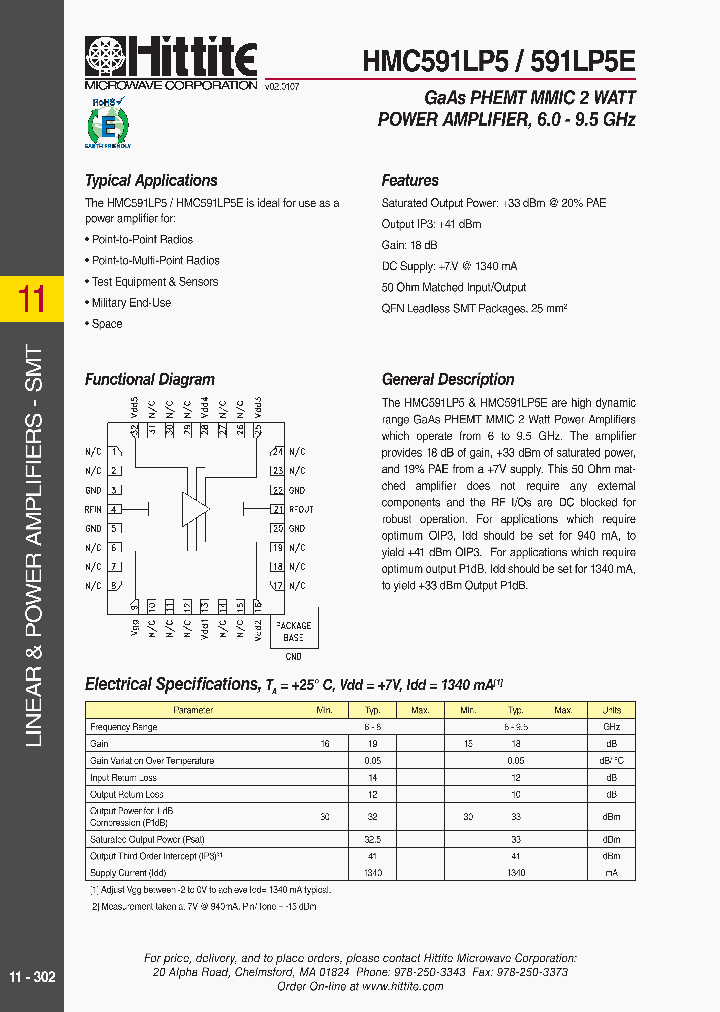 HMC591LP509_6974646.PDF Datasheet