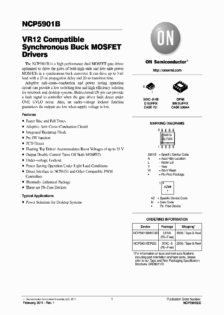 NCP5901BDR2G_6975532.PDF Datasheet