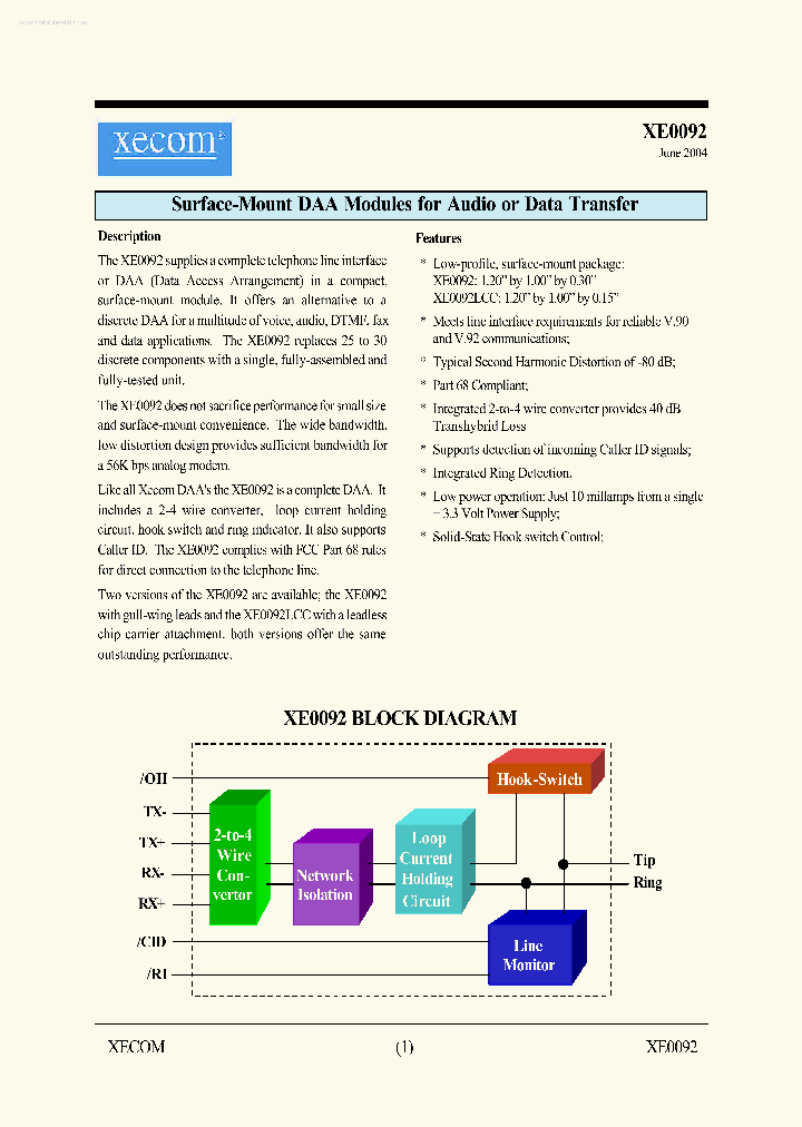 XE0092_6975610.PDF Datasheet