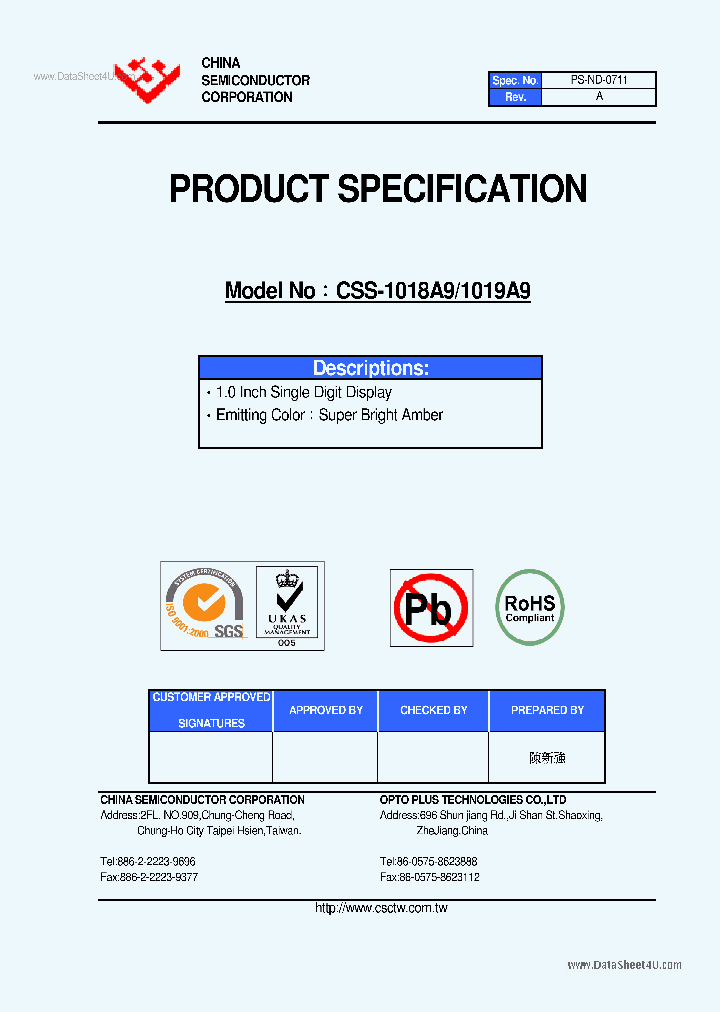 CSS-1018A9_6976015.PDF Datasheet