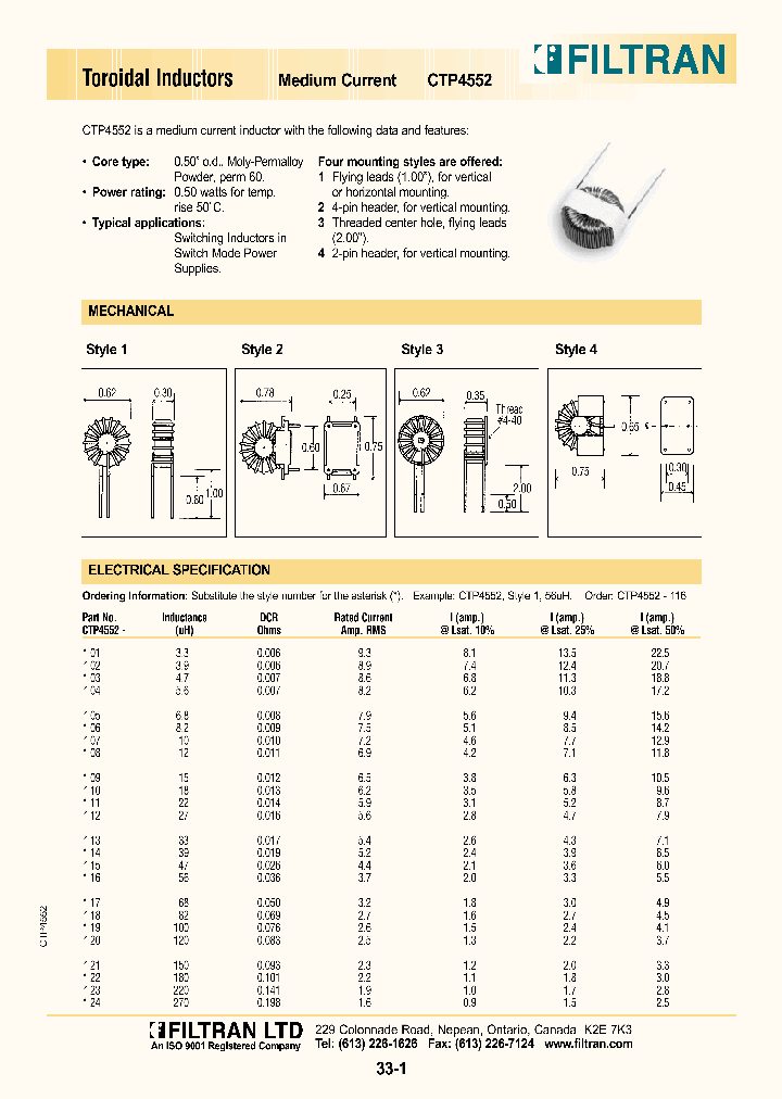 CTP4552_6976357.PDF Datasheet