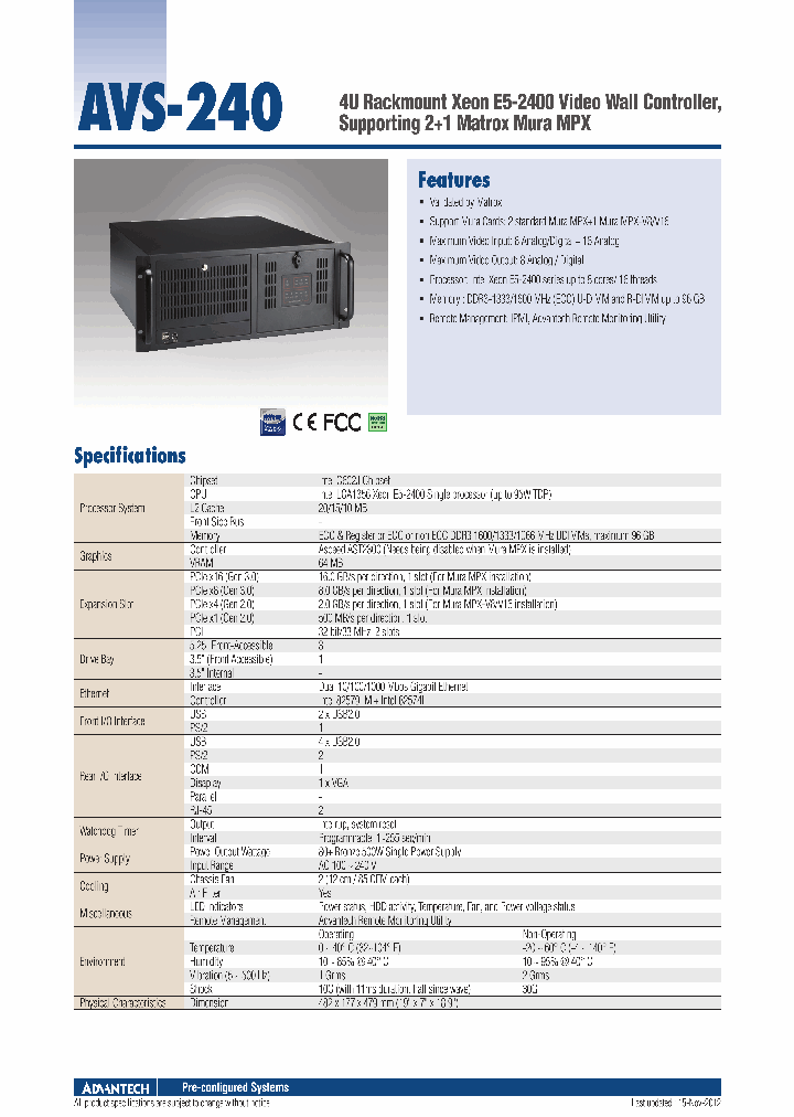 AVS-240_6976427.PDF Datasheet