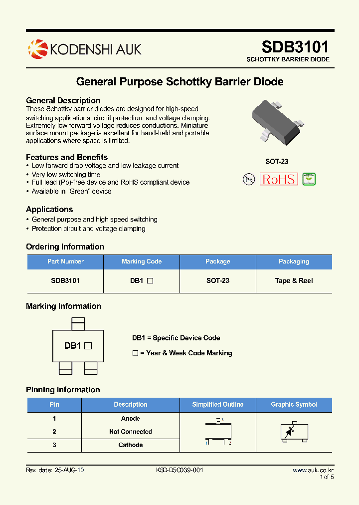 SDB3101_6976474.PDF Datasheet