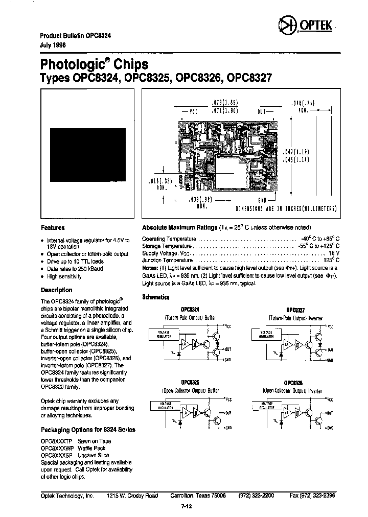 OPC8325TP_6977191.PDF Datasheet