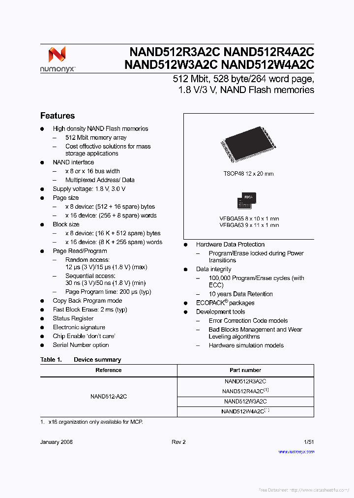 NAND512W3A2C_6978006.PDF Datasheet