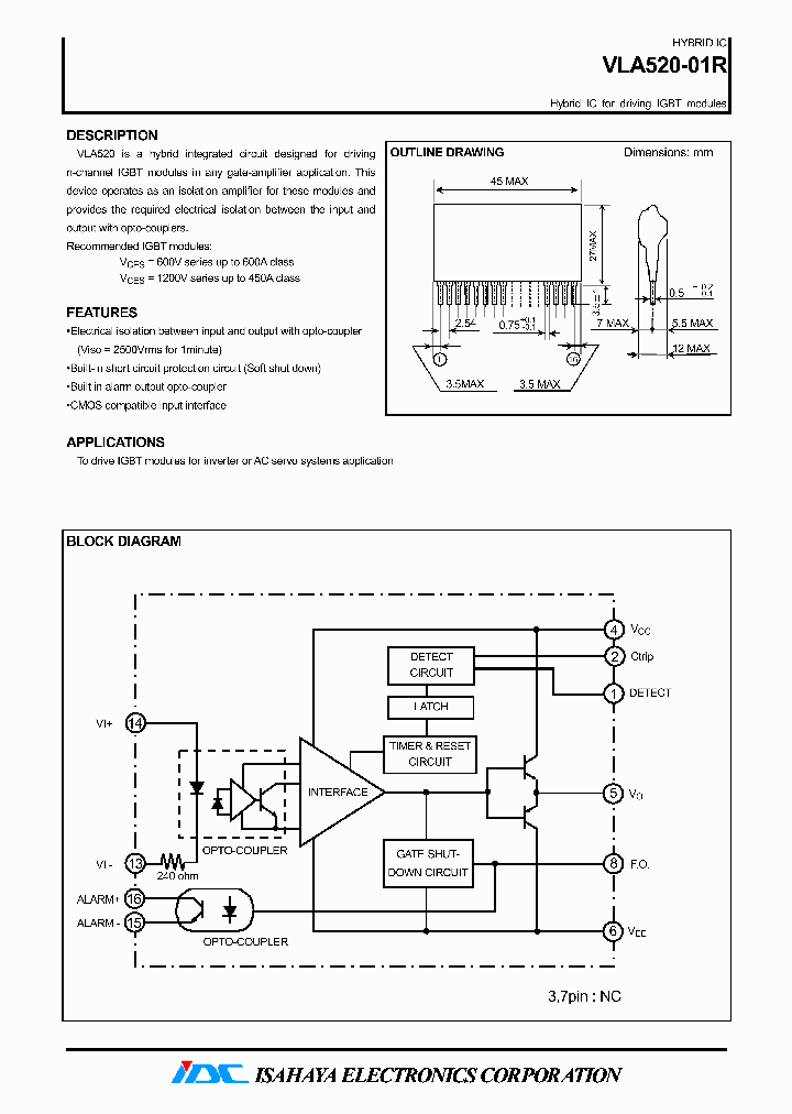 VLA520-01R_6978069.PDF Datasheet