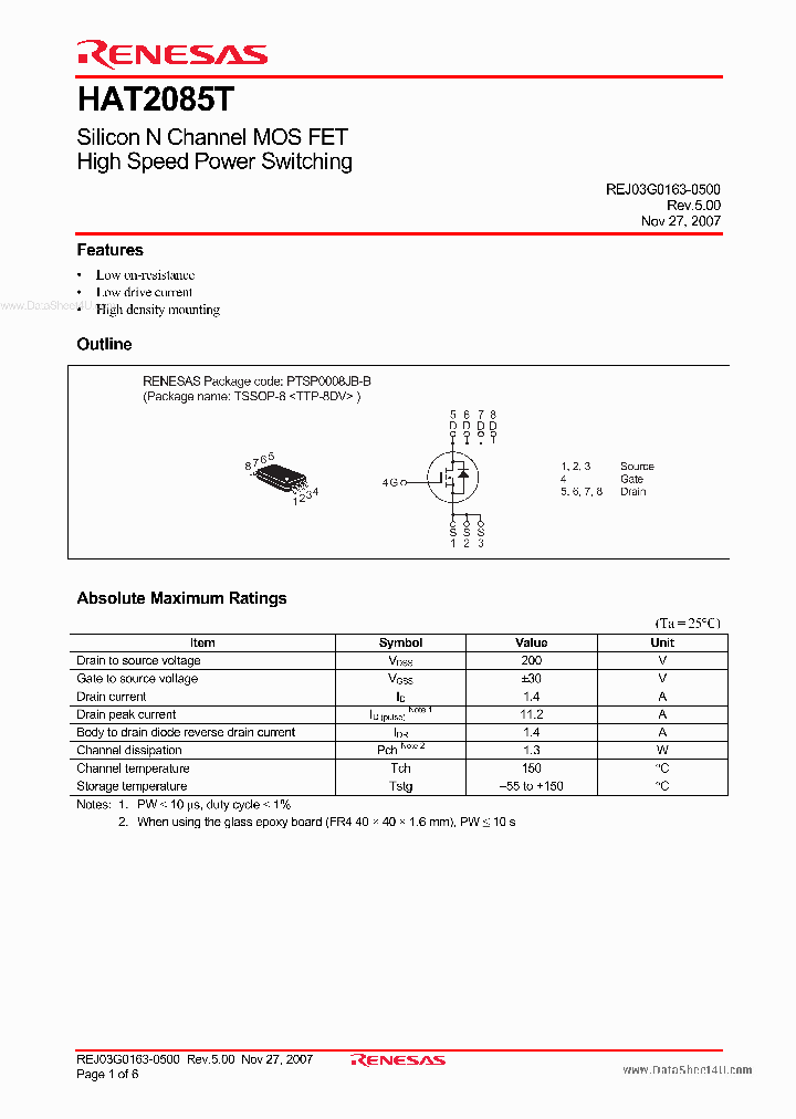 HAT2085T_6978219.PDF Datasheet