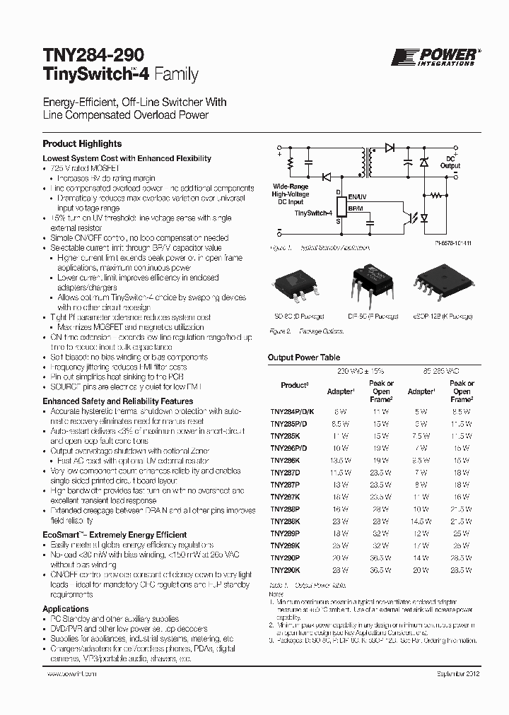 TNY290KG_6978426.PDF Datasheet