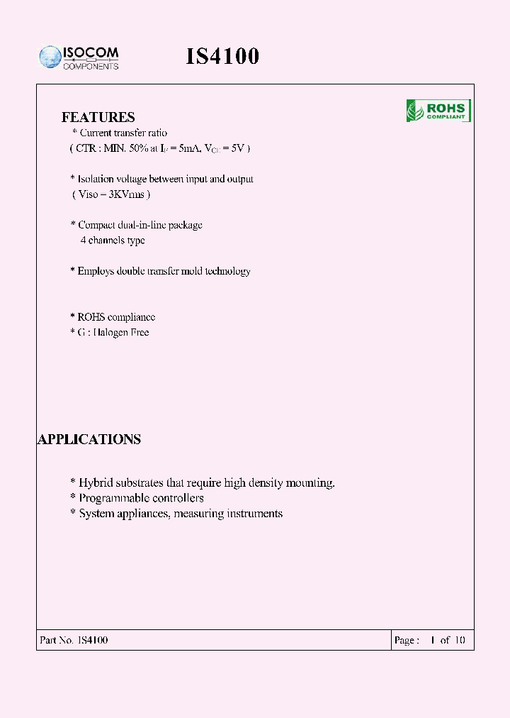 IS4100_6981217.PDF Datasheet