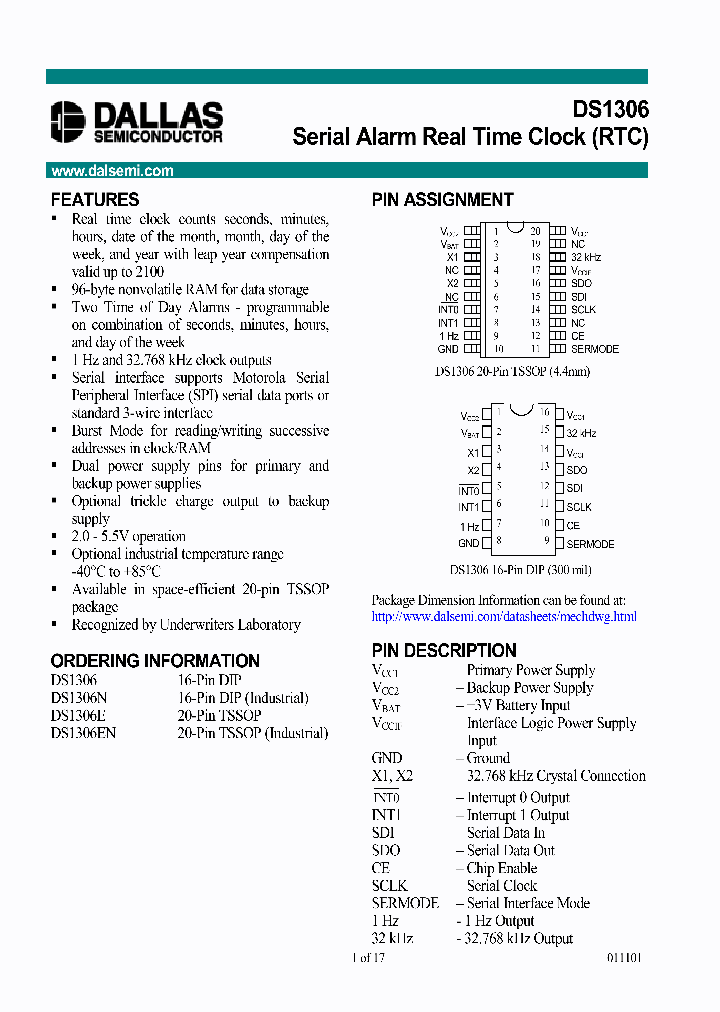 DS1306N_6981224.PDF Datasheet