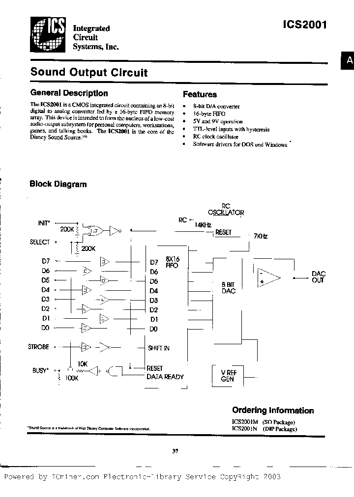 ICS2001N_6981820.PDF Datasheet