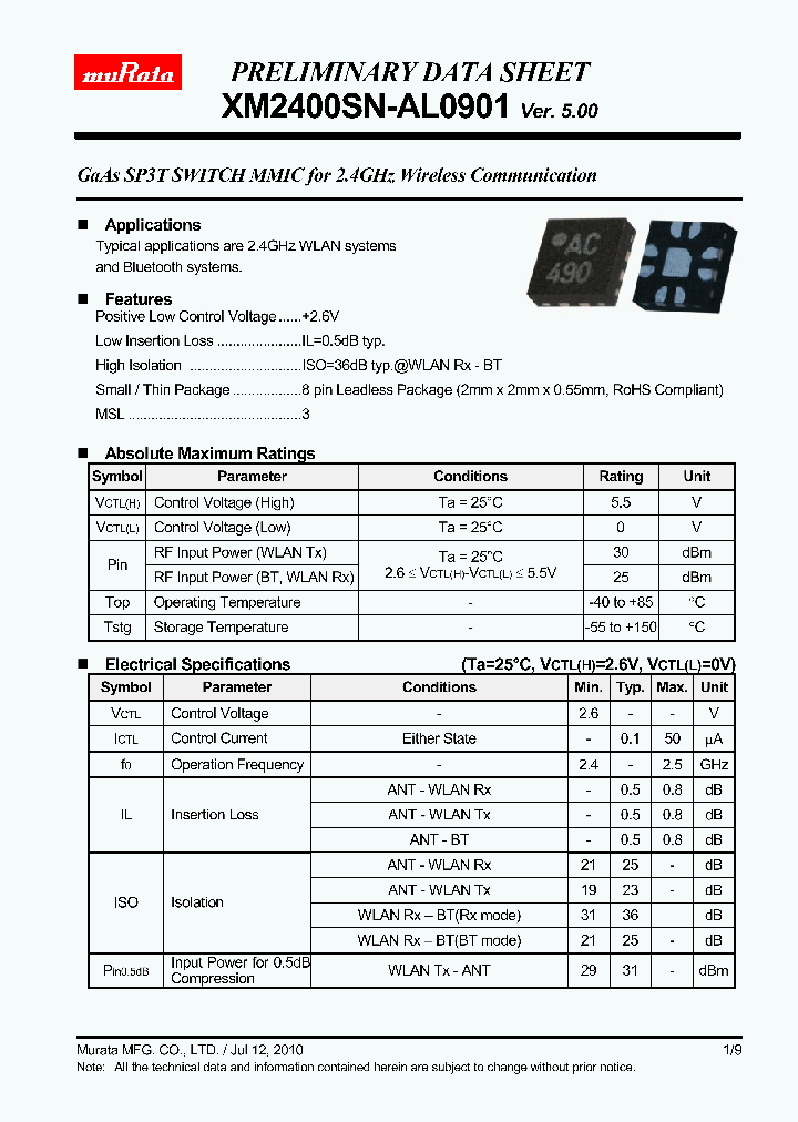 XM2400SN-AL0901_6982991.PDF Datasheet