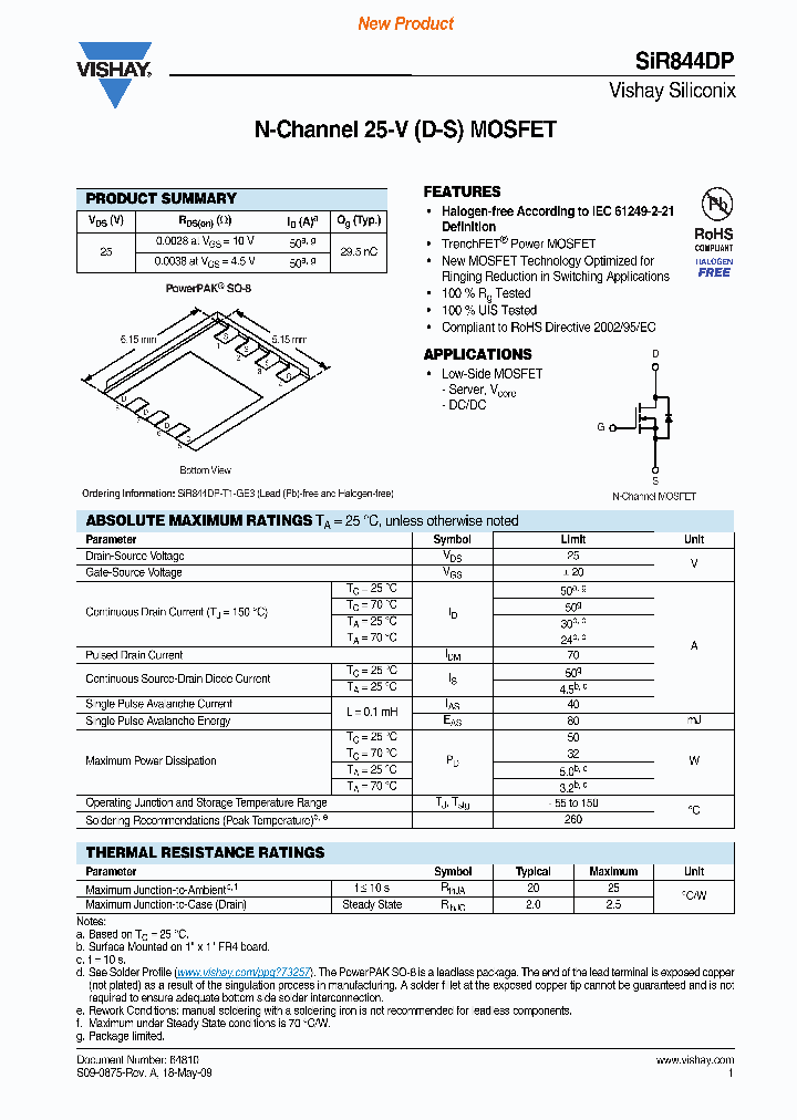 VISHAYSILICONIX-SIR840DP-T1-GE3_6983058.PDF Datasheet