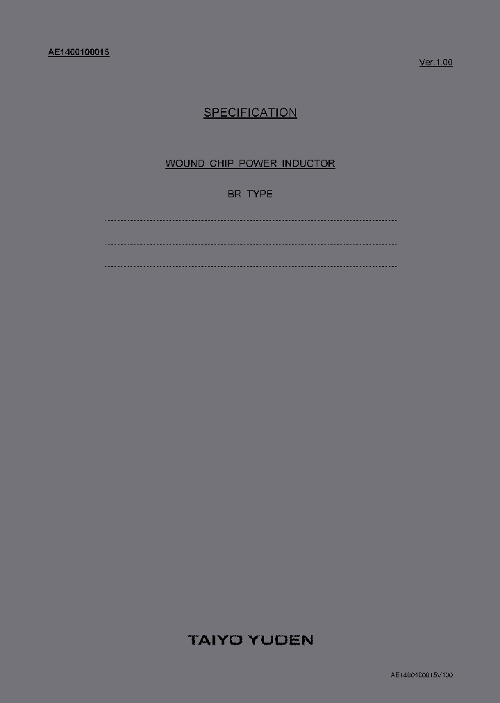 BRC1608T1R0M_6983290.PDF Datasheet