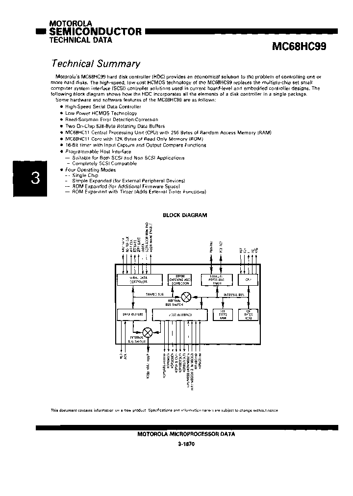 MC68HC99CFN_6983225.PDF Datasheet