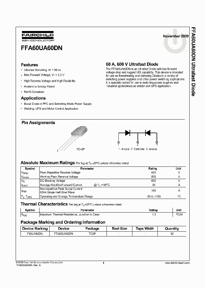 FFA60UA60DN_6983668.PDF Datasheet