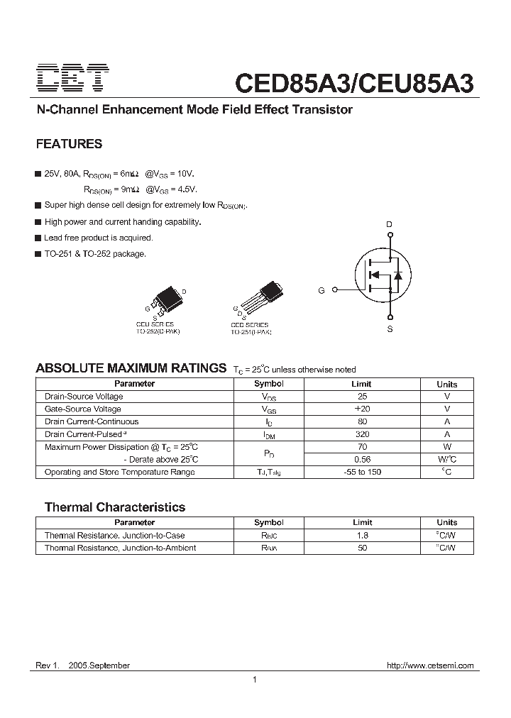 CEU85A3_6983919.PDF Datasheet