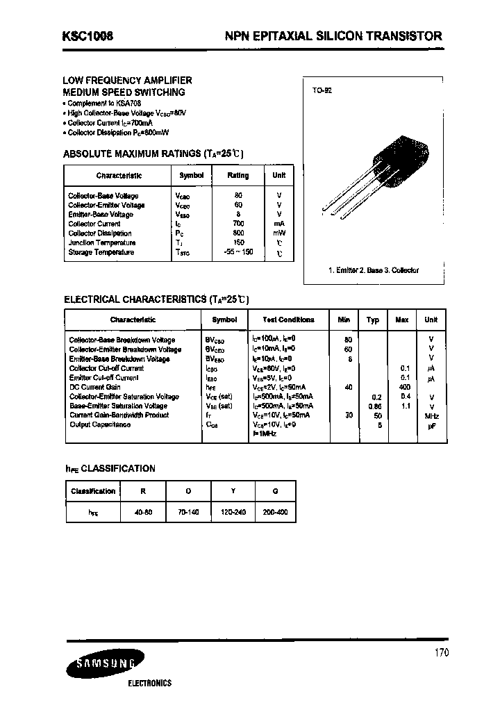 KSC1008-R_6984346.PDF Datasheet