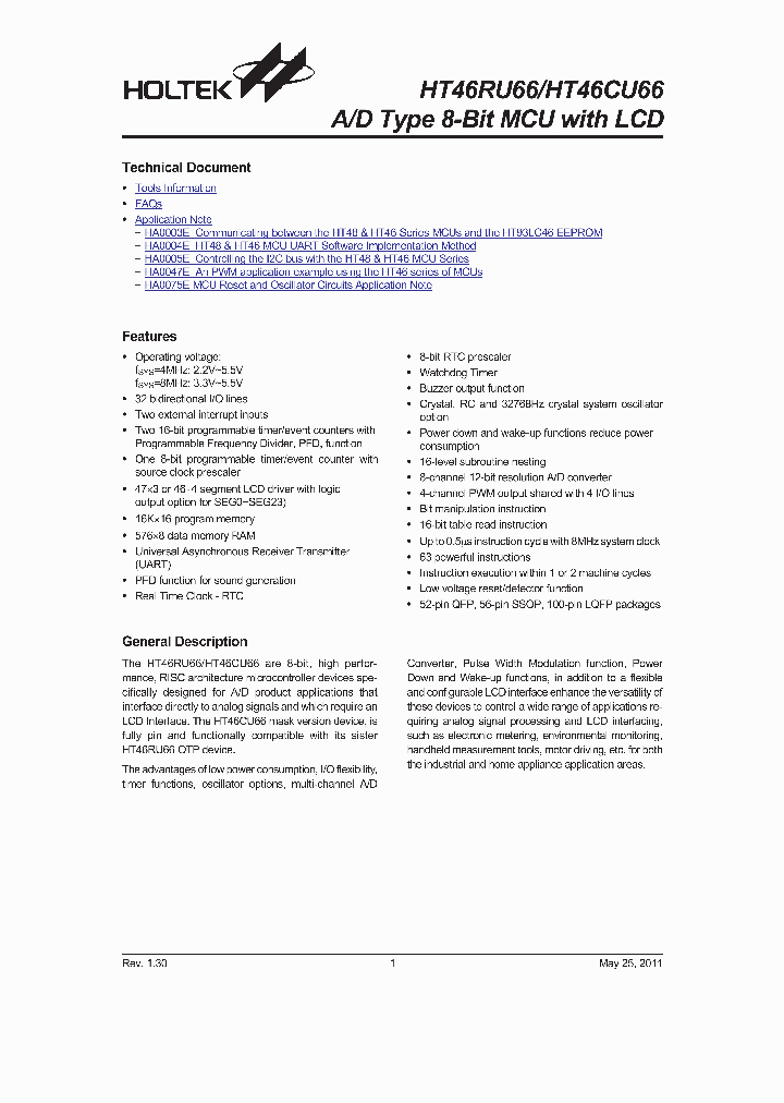 HT46RU6611_6985691.PDF Datasheet