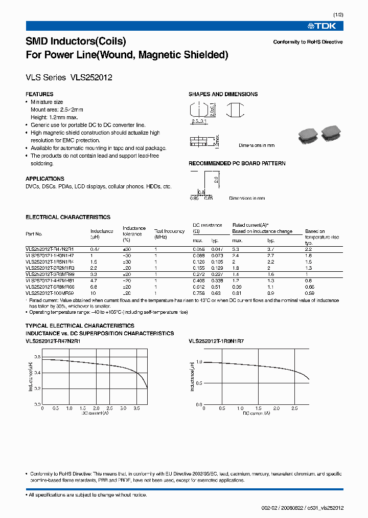 VLS252012T-R47N2R1_6985655.PDF Datasheet