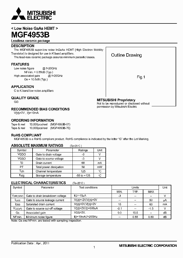 MGF4953B11_6985272.PDF Datasheet