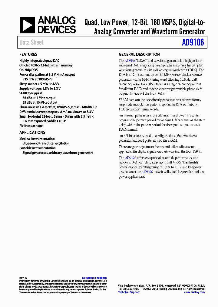 AD9106_6986653.PDF Datasheet