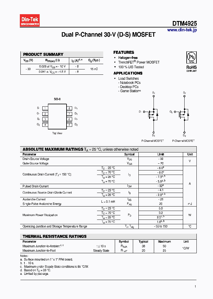 DTM4925_6987641.PDF Datasheet