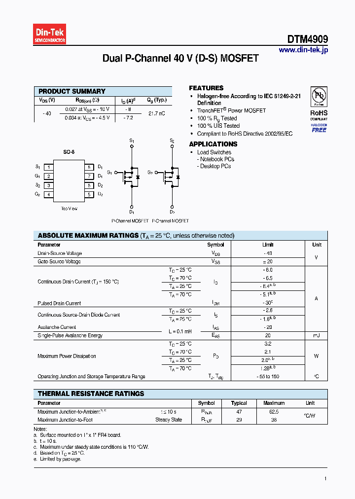 DTM4909_6987639.PDF Datasheet