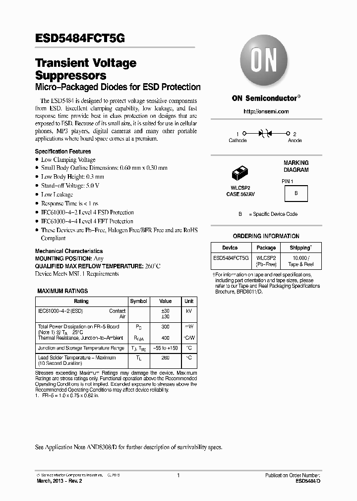 ESD5484FCT5G13_6987527.PDF Datasheet