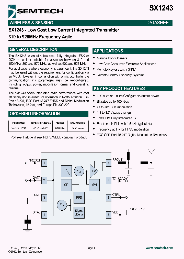 SX1243_6987457.PDF Datasheet