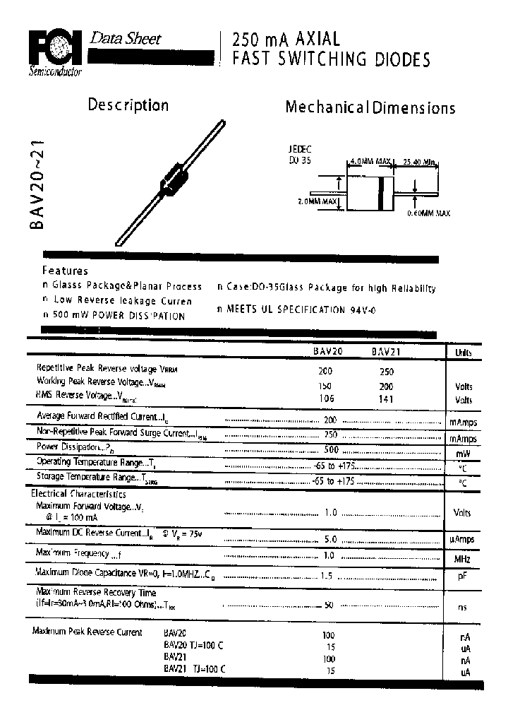 BAV21_6987925.PDF Datasheet