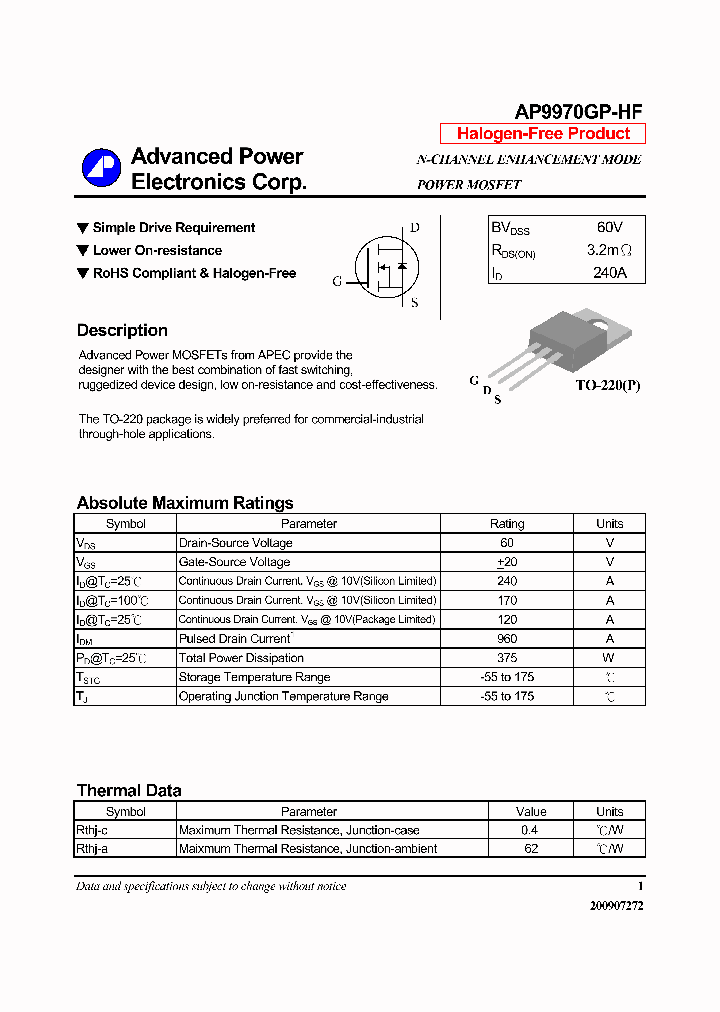 AP9970GP-HF_6988263.PDF Datasheet